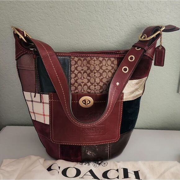 Coach Hollday Patchwork Bleecker Duffle Bag - Picture 4 of 15